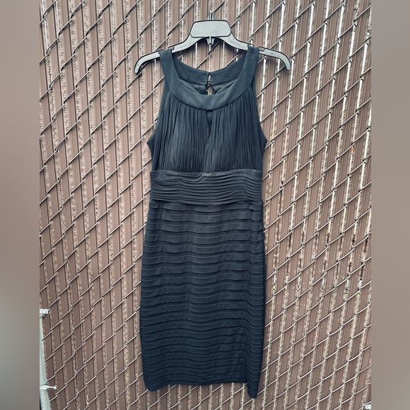 Melrose Dresses & Skirts - Melrose Sleeveless Black Pleated Lined Formal Cocktail Dress